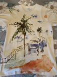 T-shirt paisagem tropical Bershka