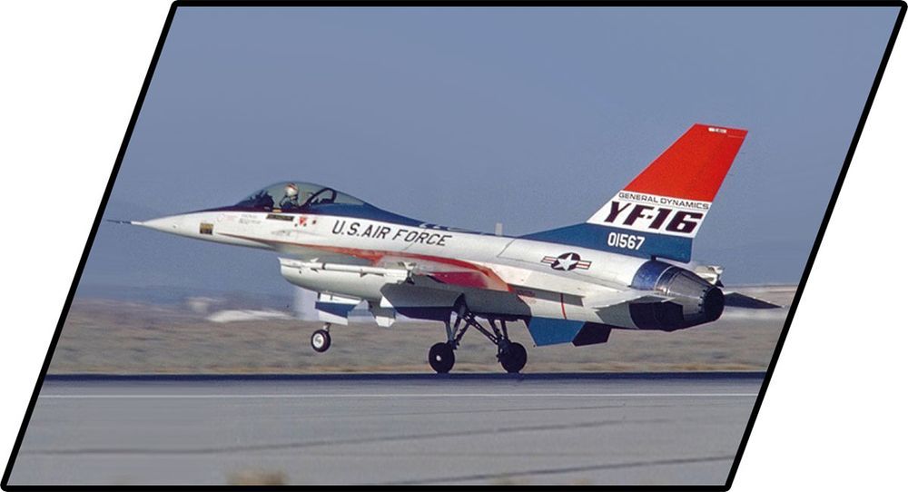 Klocki Cobi 5892 Samolot F-16 (Yf-16) First Flight 1974 Armed Forces