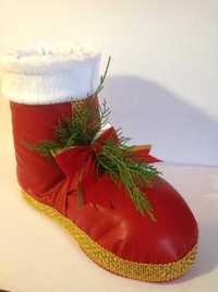 Рождественский носок, сапог  для подарков