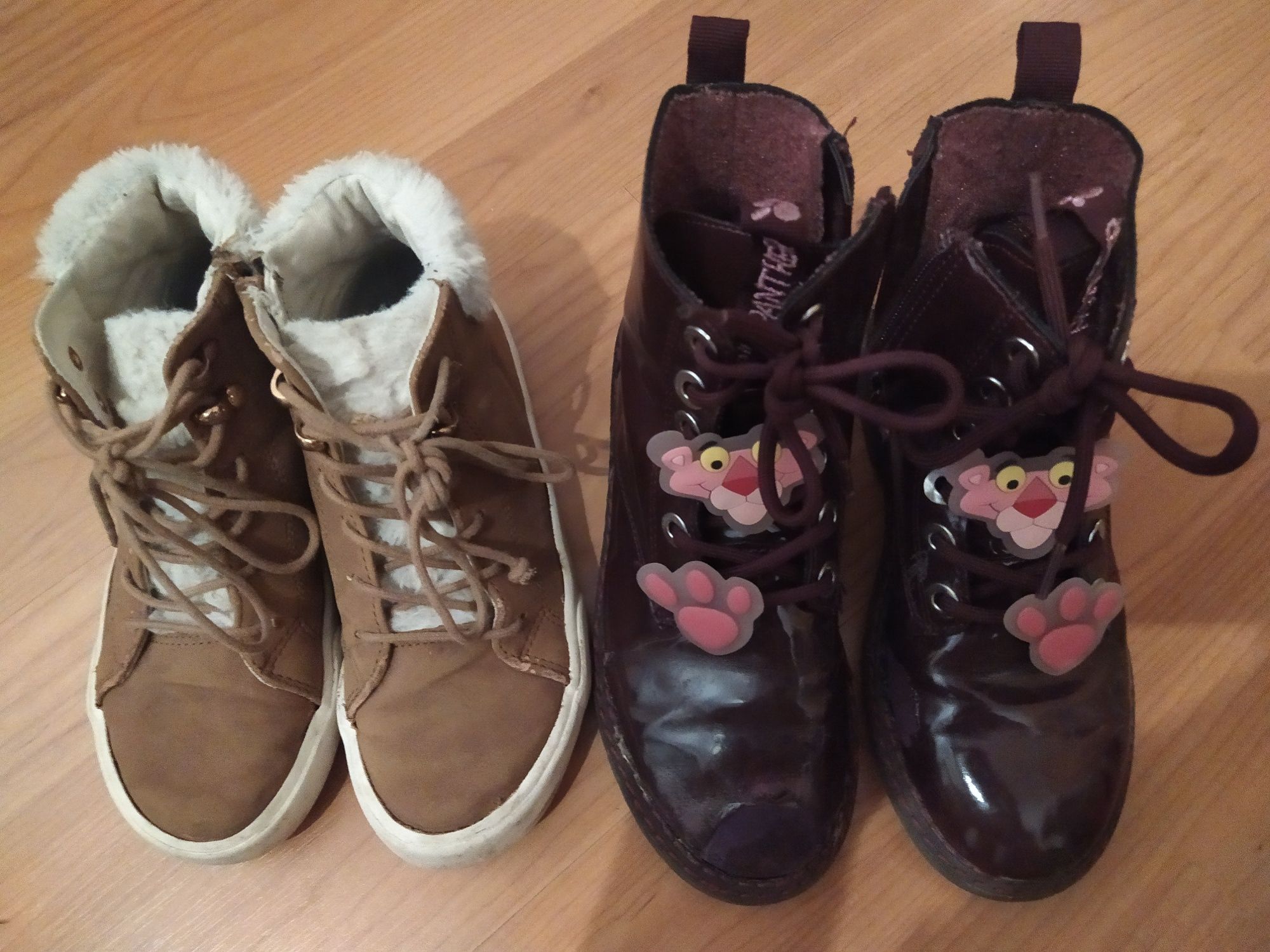 2 pares Botas de menina