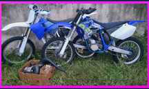 2x na czesci Yz250 yamaha 98r-04r 2t Koło plastiki silnik Cylinder wał