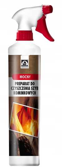 Preparat płyn do czyszczenia szyb kominkowych 500 ml smoły mocny Hansa