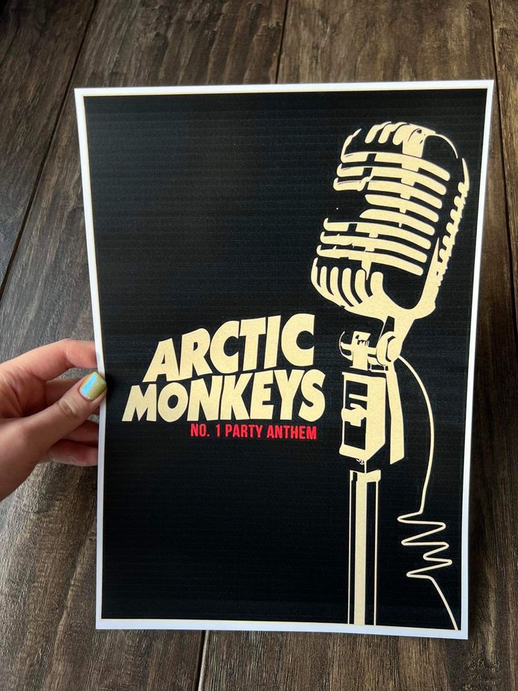 Plakat A4 kodak arctic monkeys
