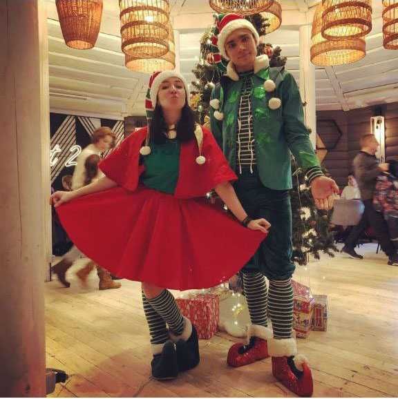 Санта Клаус та Ельфи додому дітям на свято  праздник