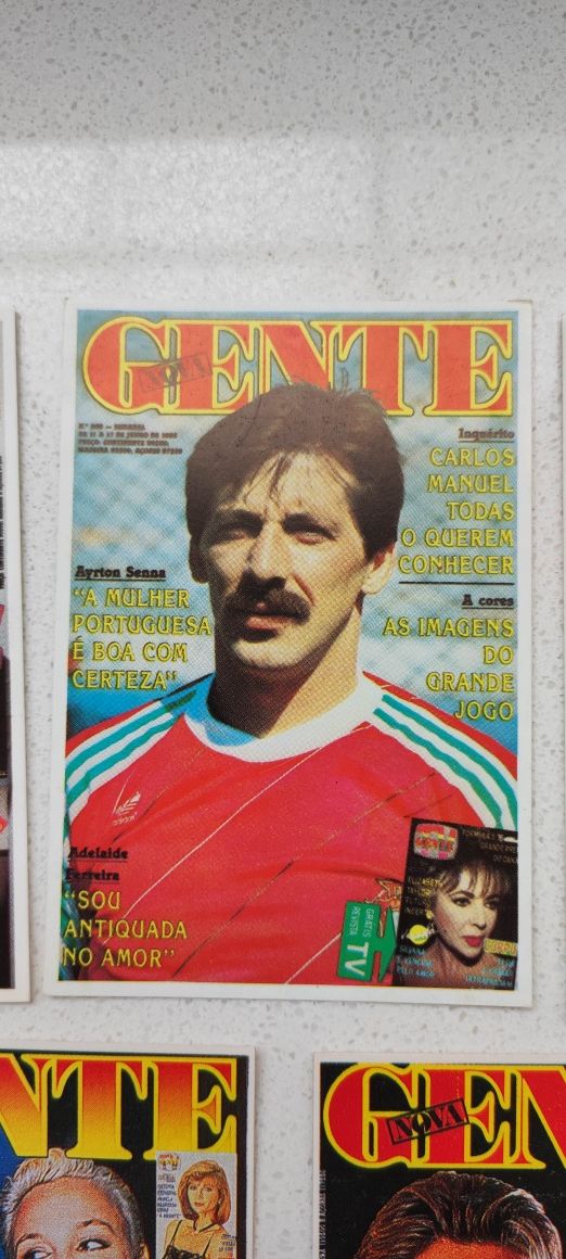 Calendários de bolso. Maria e Nova Gente - capas de 1987 e 1989