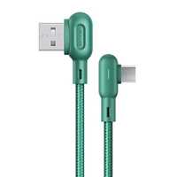 Kabel Ładowania i Transmisji Micro USB - Usams U57 1,2M Green