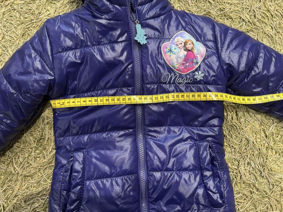 Куртка на теплу зиму для діачинки 3-4 роки, 98р