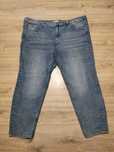 Niebieskie Damskie Jeansy Wysoki Stan 78% Bawełna H&M Rozmiar 3XL