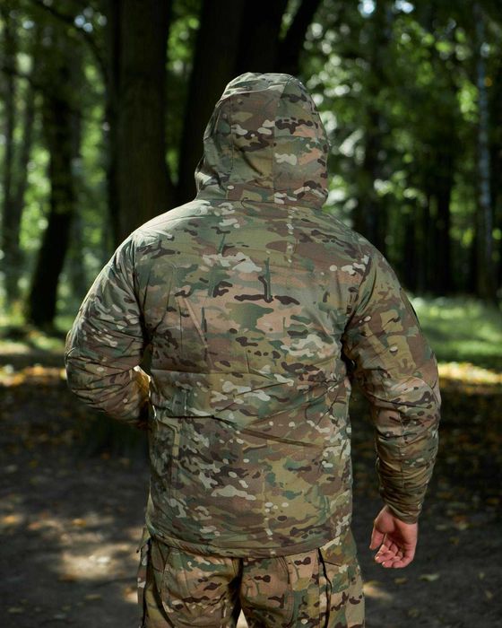 Тепла тактична зимова куртка М65 Omni Heat Мультикам до -20⁰ S-4XL
