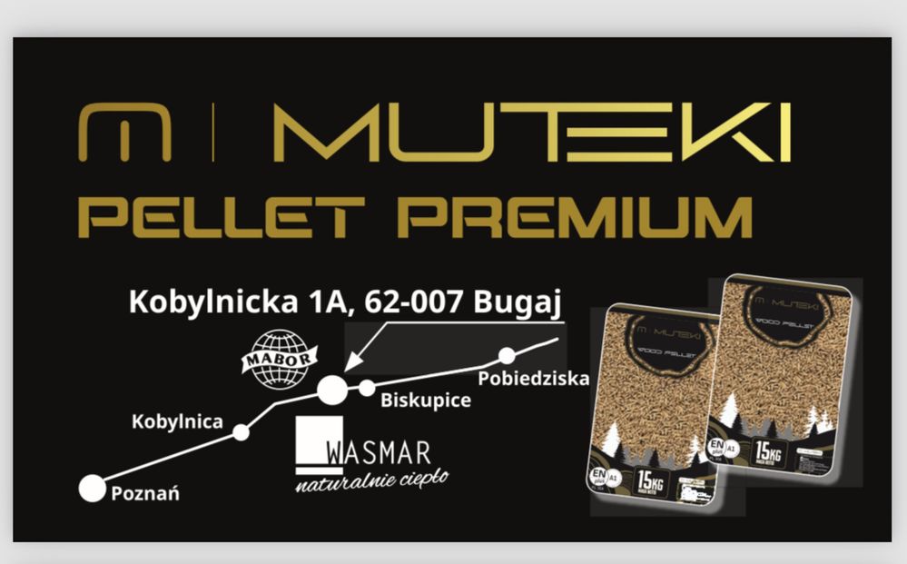 Certyfikowany A1 Pellet MUTEKI od producenta. Sklep firmowy.