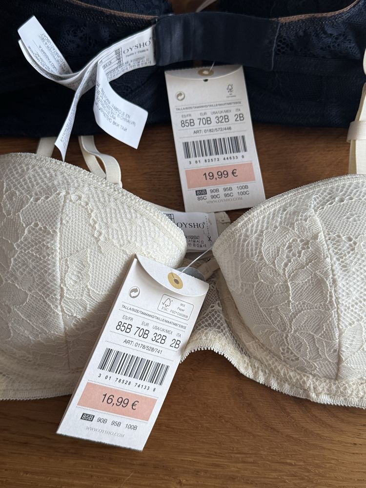 Nowe staniki Oysho i H&M