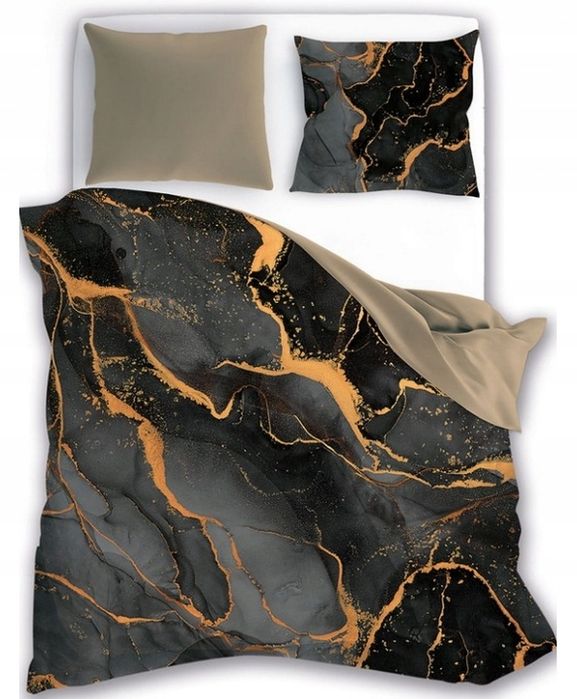 Pościel Bawełna Satynowa 160x200 Minerals Minerały Dwustronna Satyna