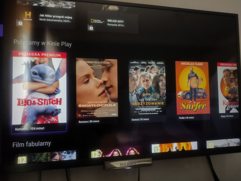 Sony KDL-32w655a + Smart TV Android Box Netflix PlayNow 4K HDR WIFI