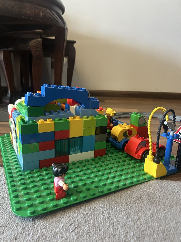 Lego duplo pociag zestaw 10508, klocki, samochodziki
