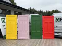 Drzwi drewniane wewnątrzklatkowe w każdym kolorze cała Polska