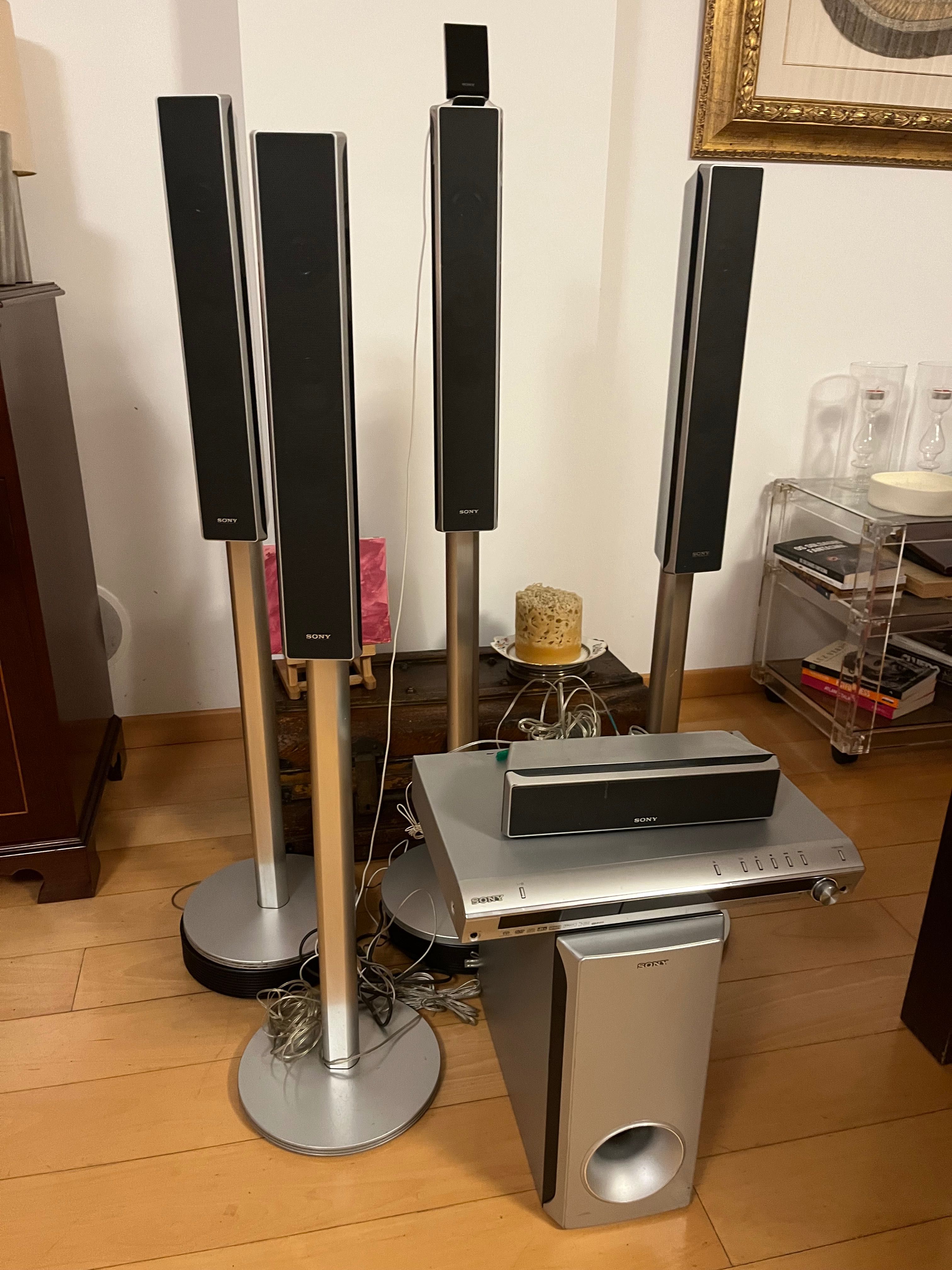 sistema som surround home cinema - sony