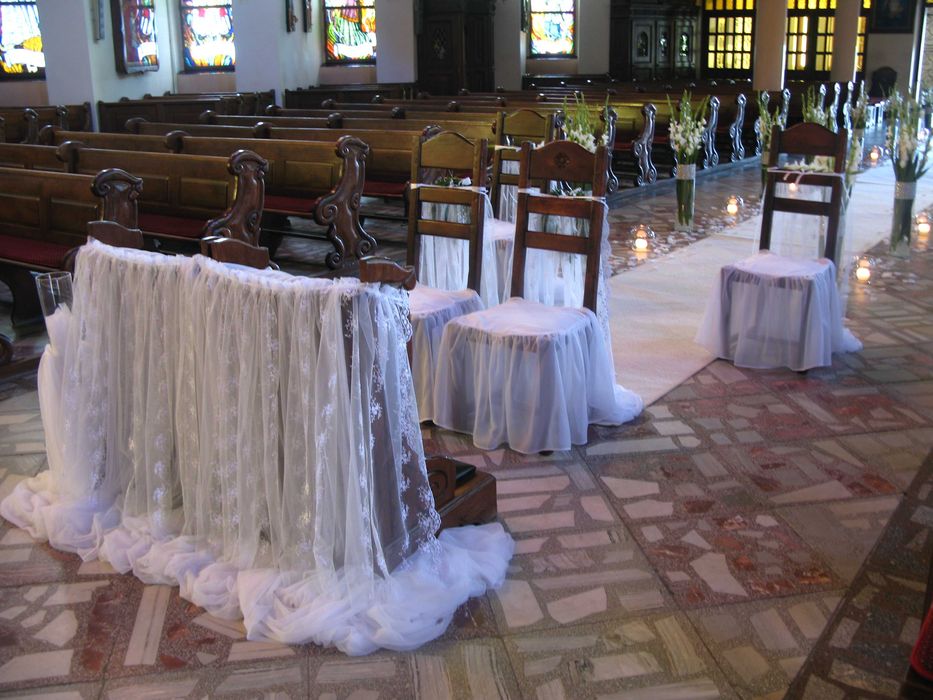 Dekoracja ślubna boho kościoła sali - sprzedam