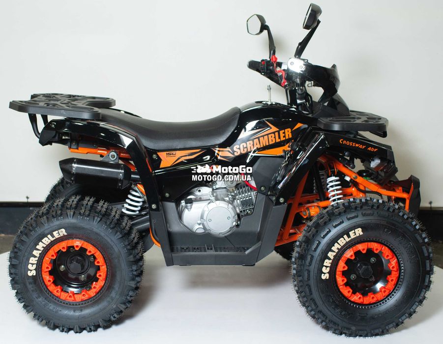 Детскикий Подростковый Квадроцикл Comman Hunter Scrambler 150 Black !