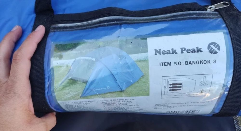 Tenda de campismo 3 pessoas