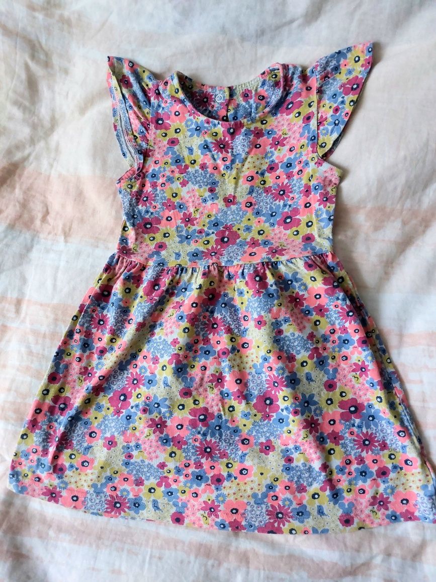 Sukienki Next i Mothercare, r.98 ubranka dla dziewczynki, 2-3 lata