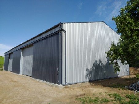 Hala stalowa magazyn blaszany 14x35x5m490m2