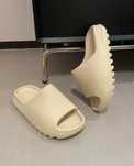 Promocja\Posiadać dowód*BiałyDamskieAdidasYeezy SlideUnisexTrampki 44
