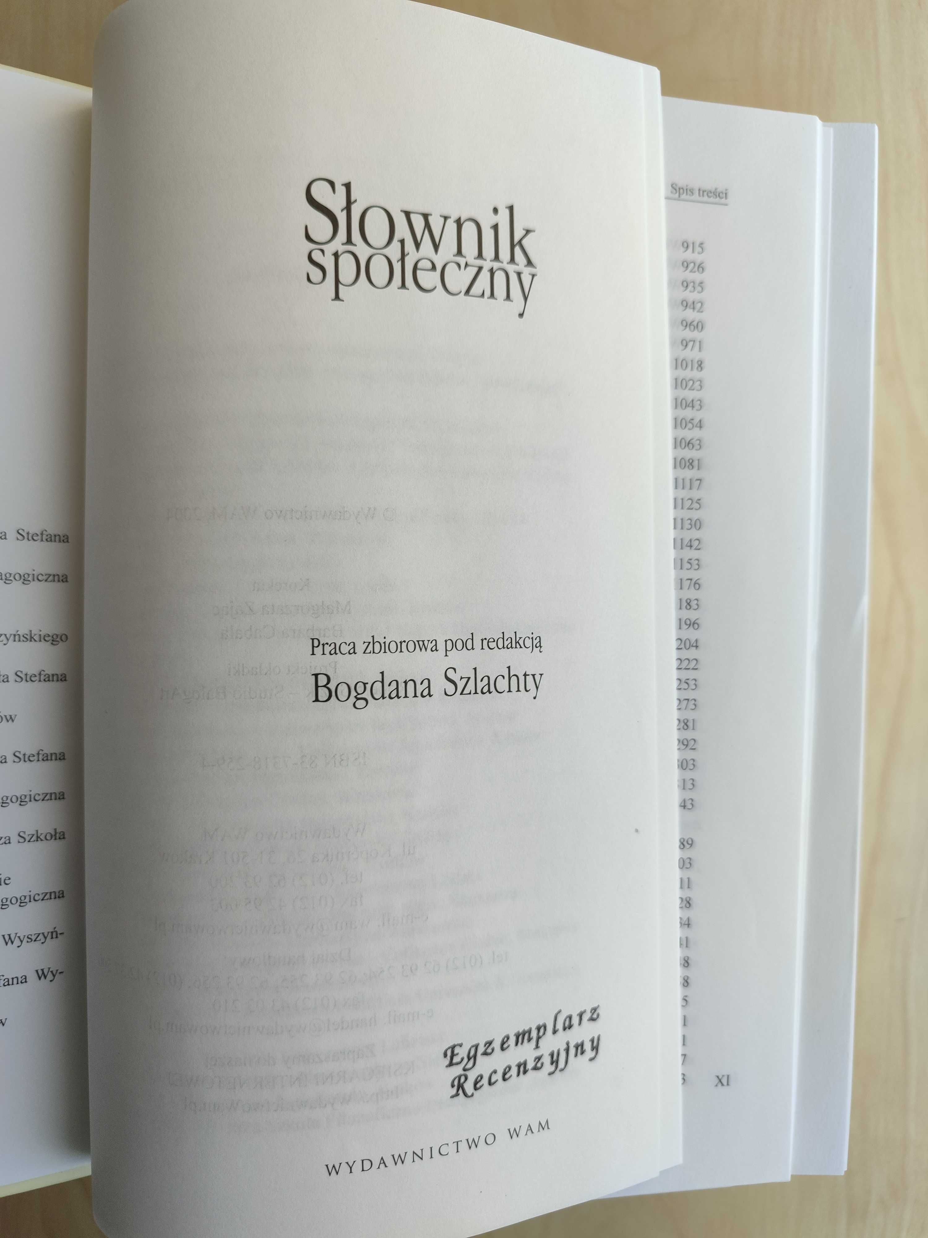 Słownik społeczny – red. Bogdan Szlachta