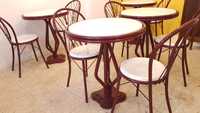 Mesas e cadeiras para café cafetaria Vintage