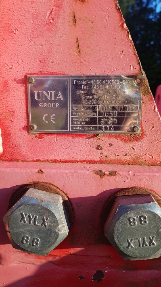 Talerzówka Unia Ares 3.0 TXXL