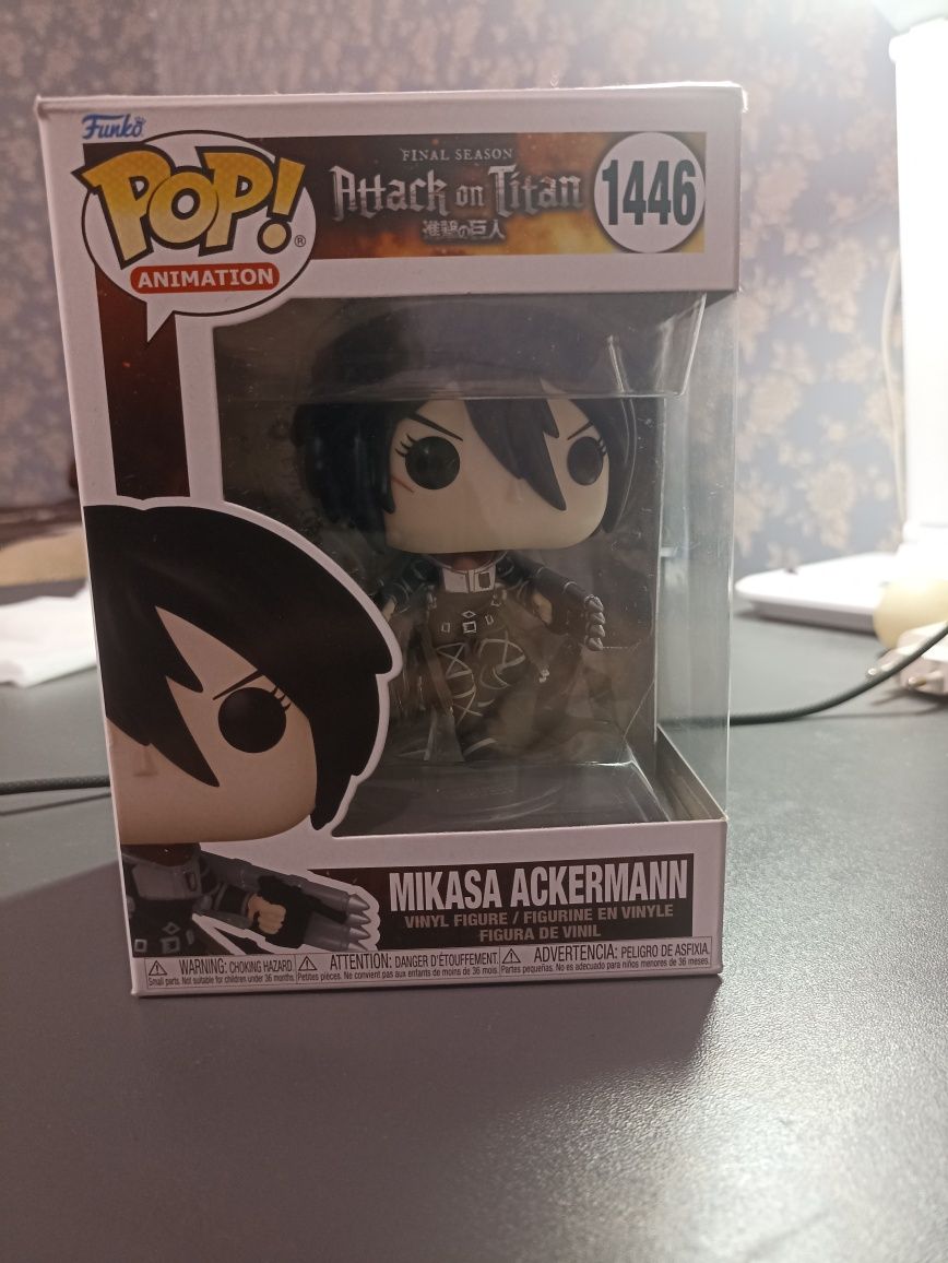 Funko pop,фанко поп,аніме,Мікаса,фігурки