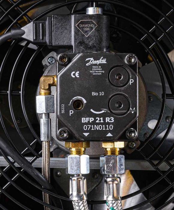 Nagrzewnica olejowa 65kw z odprowadzeniem spalin Powermat