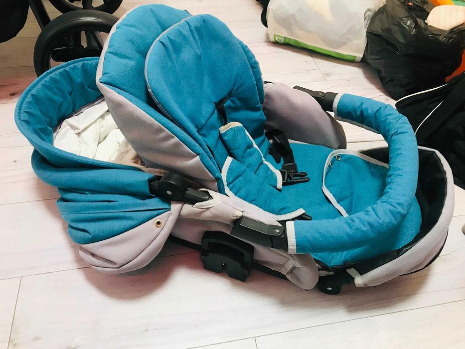 Baby Merc Коляска 2-в-1 Zipy Q ZQ/139B бирюзовый