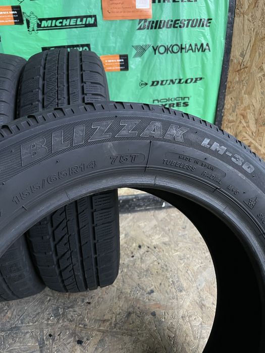 155/65 R14 Bridgestone Blizzak LM 30 (Зима комрлект склад б/у )