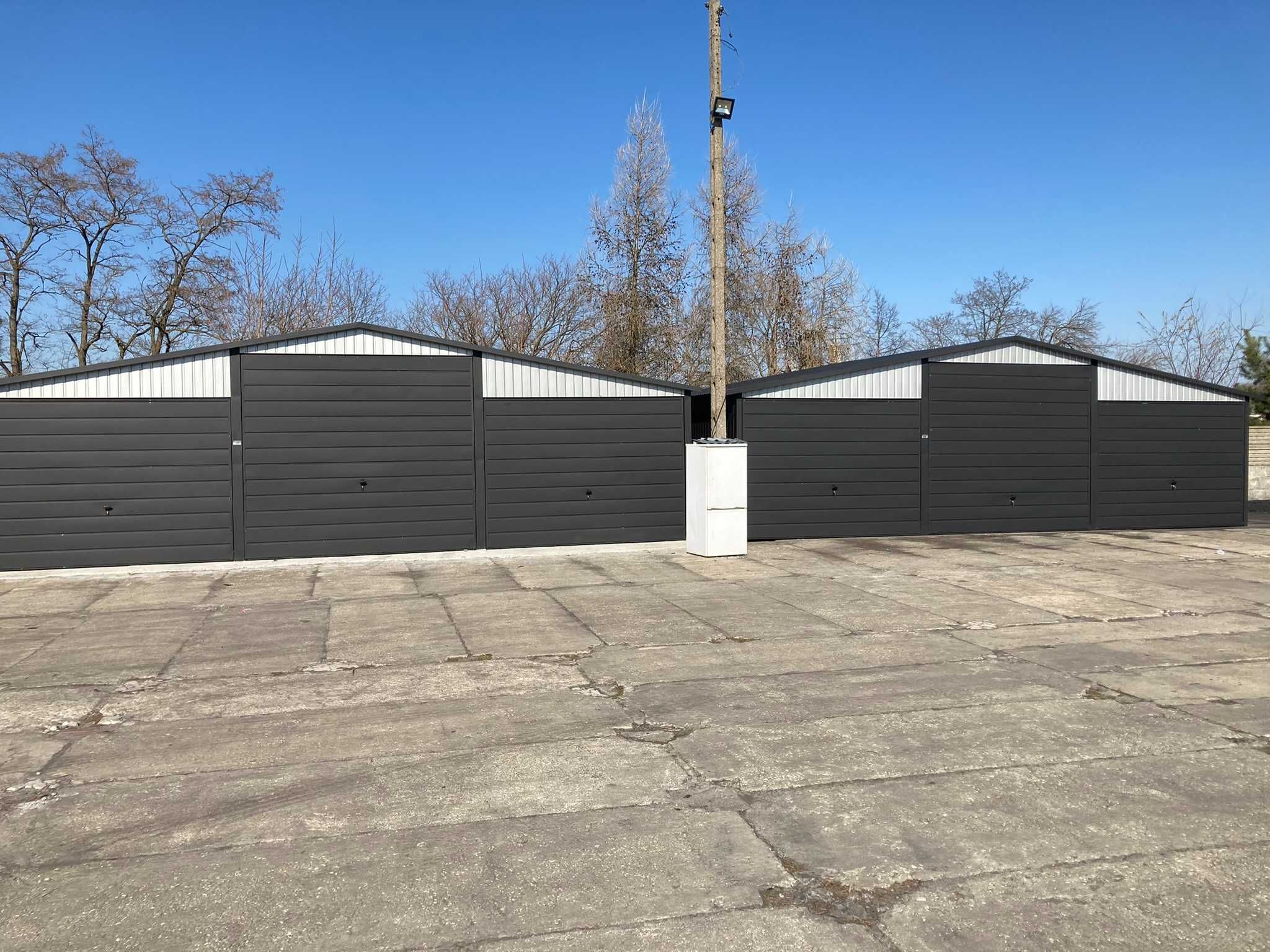 Garaż blaszany dwuspadowy 9x6 9x5 blaszak wiata blaszaki Silver-Stal