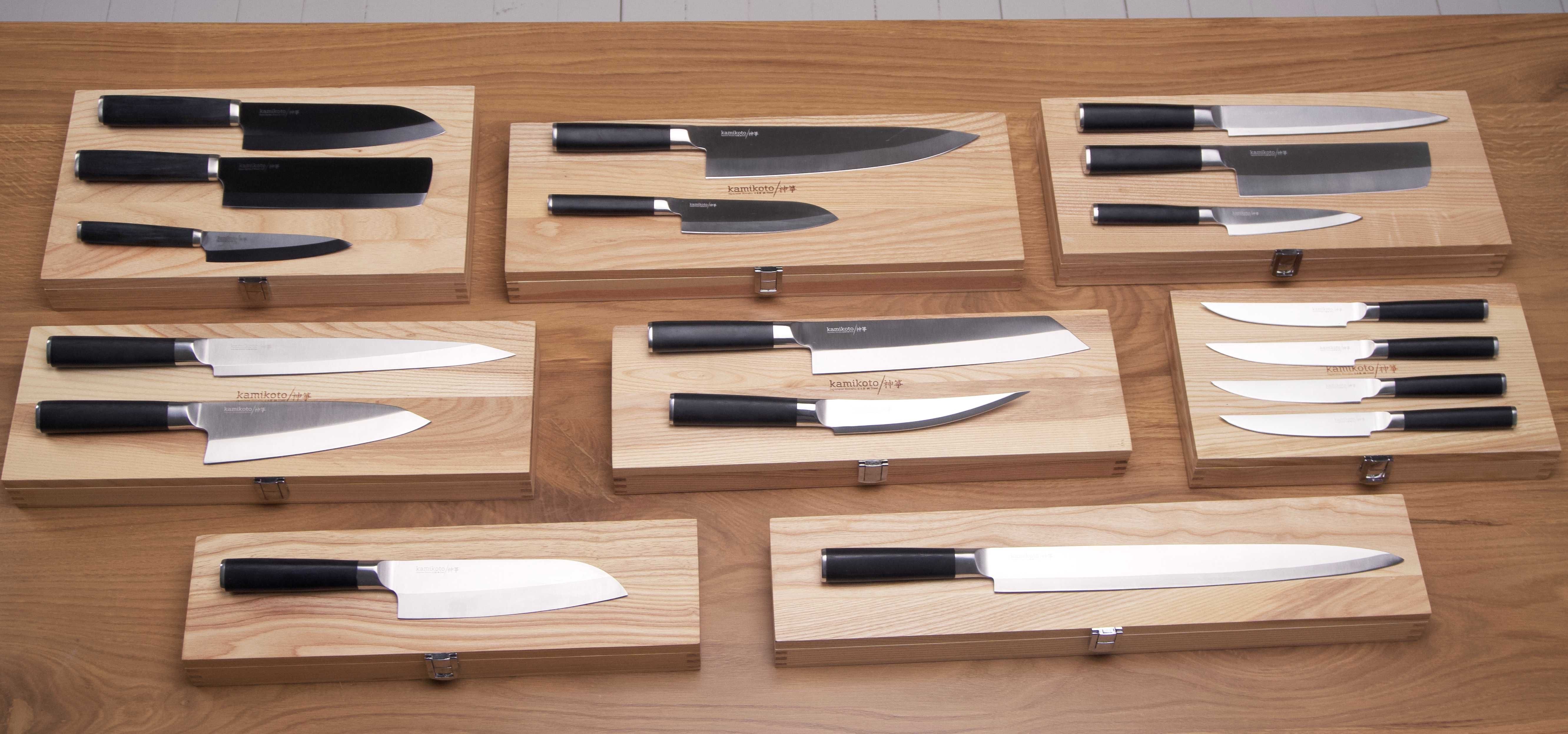 Набір професійних кухарських ножів Kamikoto