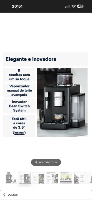 Máquina de café DeLonghi automática
