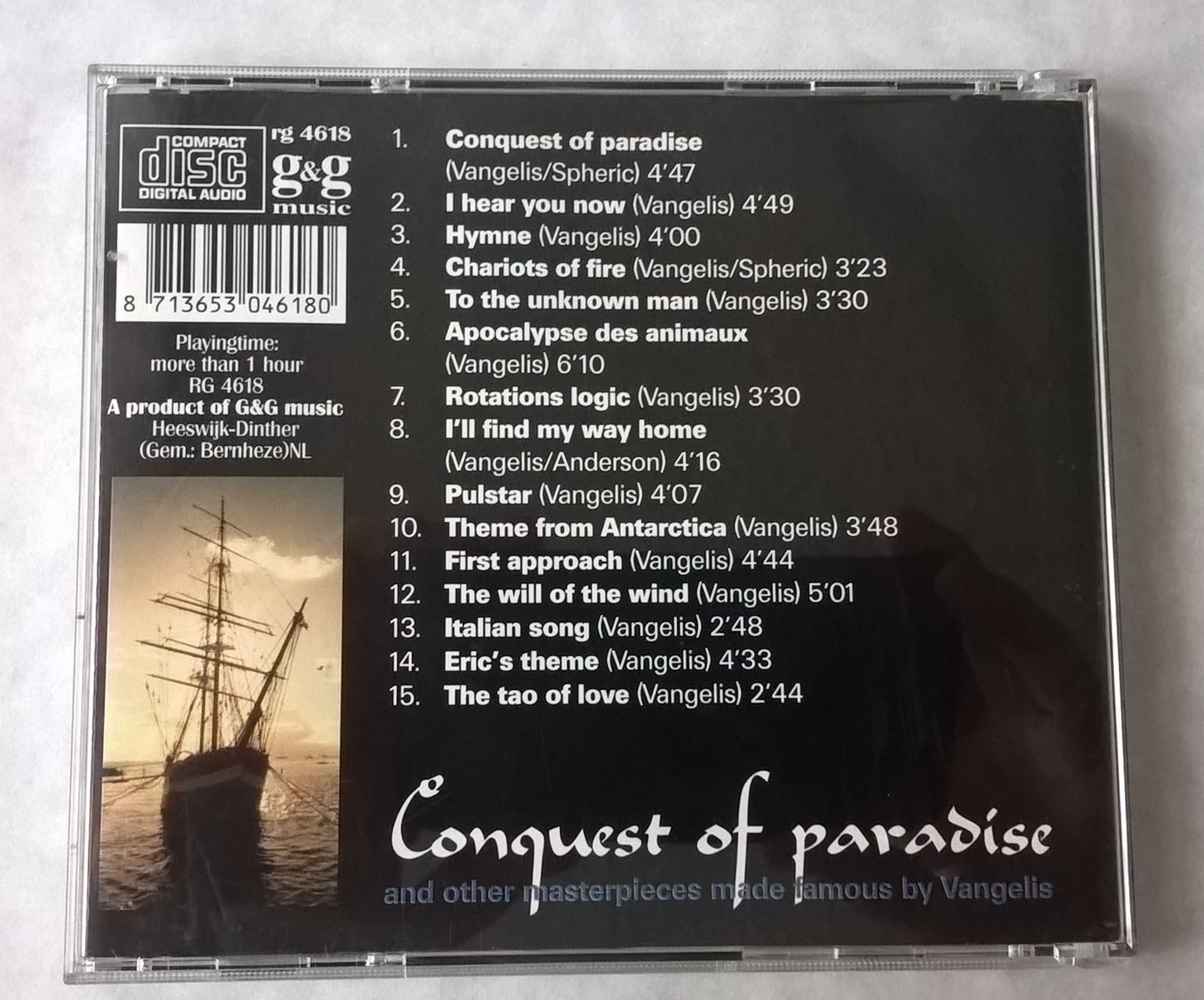 Płyta CD "Conquest of paradise and other masterpieces by Vangelis"