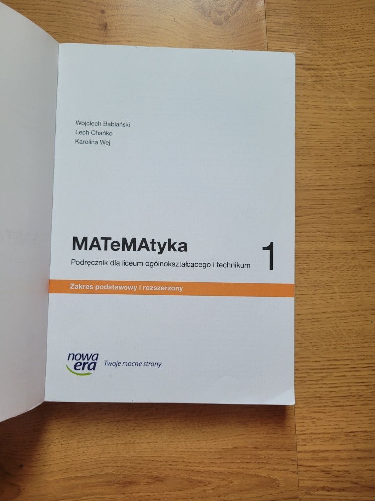 Matematyka 1. Zakres Podstawowy i rozszerzony