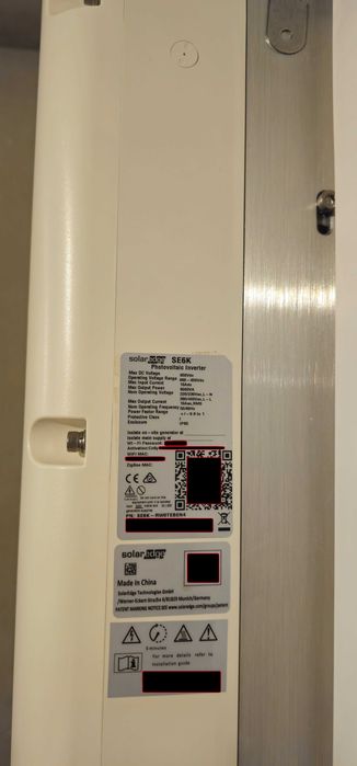 Falownik, inwerter Solaredge SE6K