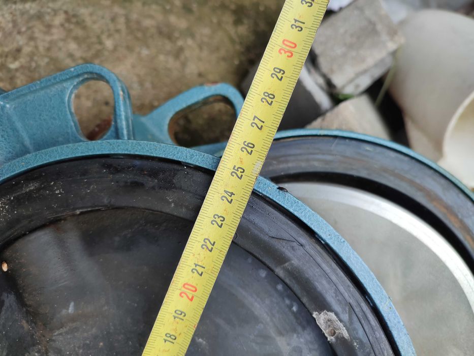 zawór klapowy motylkowy przepustnica DN200 x2 DN150 DN125