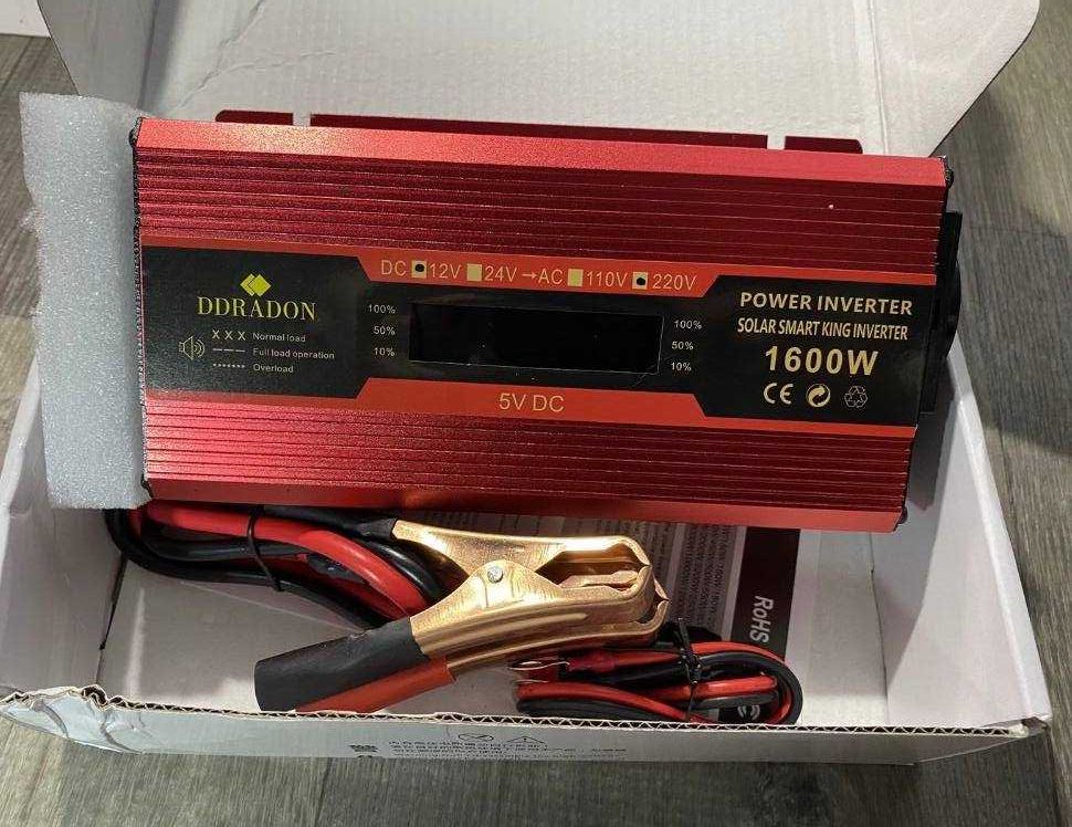 Інвертор DDRADON на 1600W. Перетворювач напруги