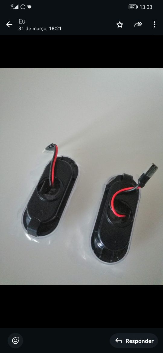 Piscas laterais led