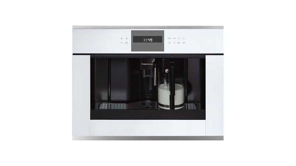 Nowy ekspres + piekarnik Kuppersbusch biały + Silver Chrome