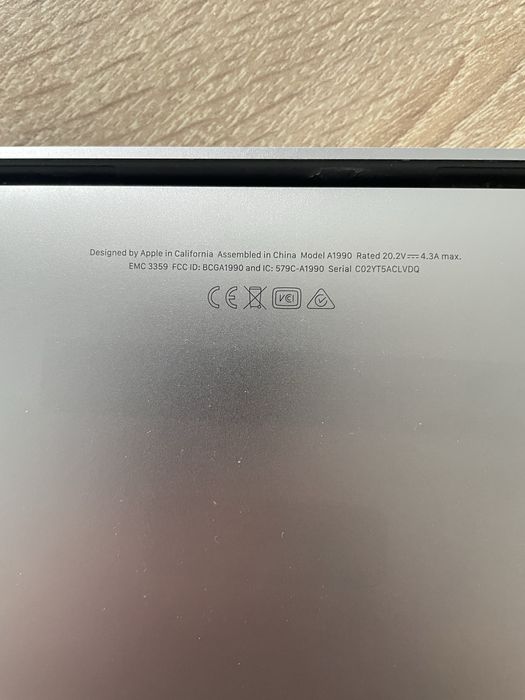 MacBook Pro 15 2019 года