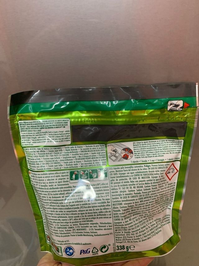 Pastilhas máquina de lavar a louça Fairy