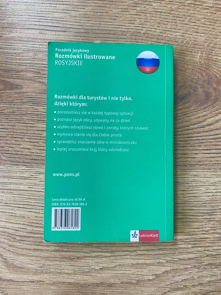 Książka do nauki jezyka rosyjskiego PONS rozmówki ilustrowane