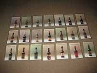 62 Calendários de "Miniaturas de Garrafas" Impecáveis!