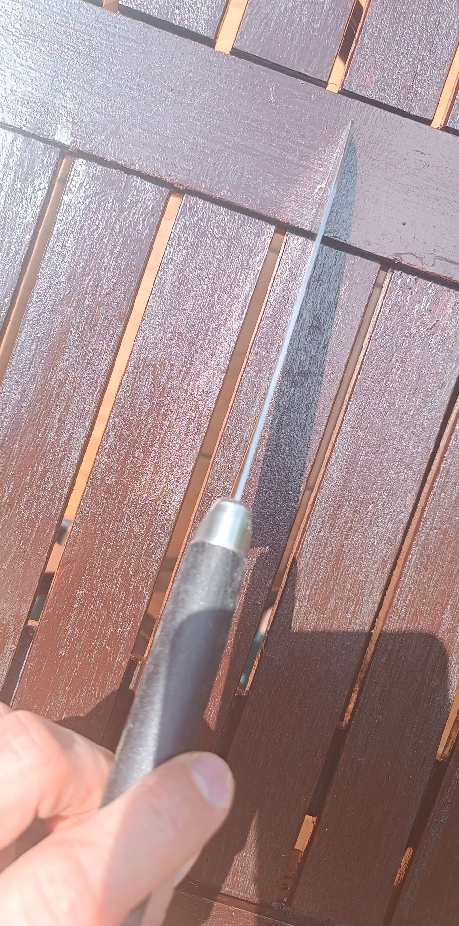 Używany japoński nóż santoku Kai seki magoroku 170mm