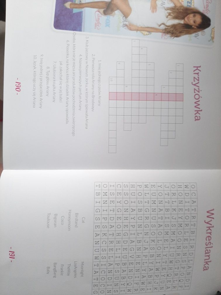 2 Plyty  z muzyka i Książka  Ariana  Grande  Głowa w chmurach o dwie