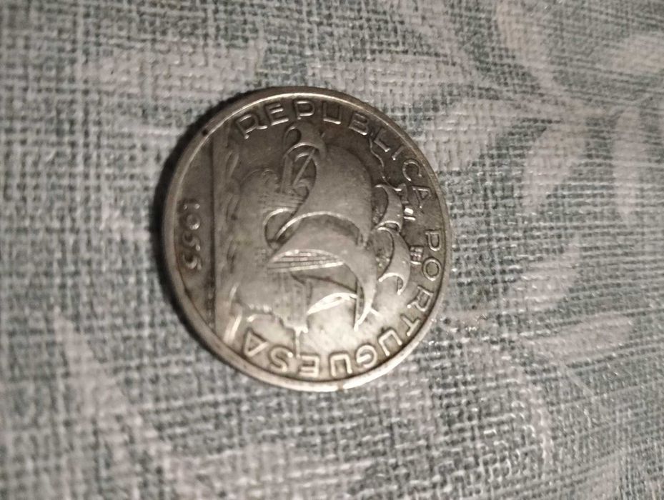 Moeda 10 escudos de prata